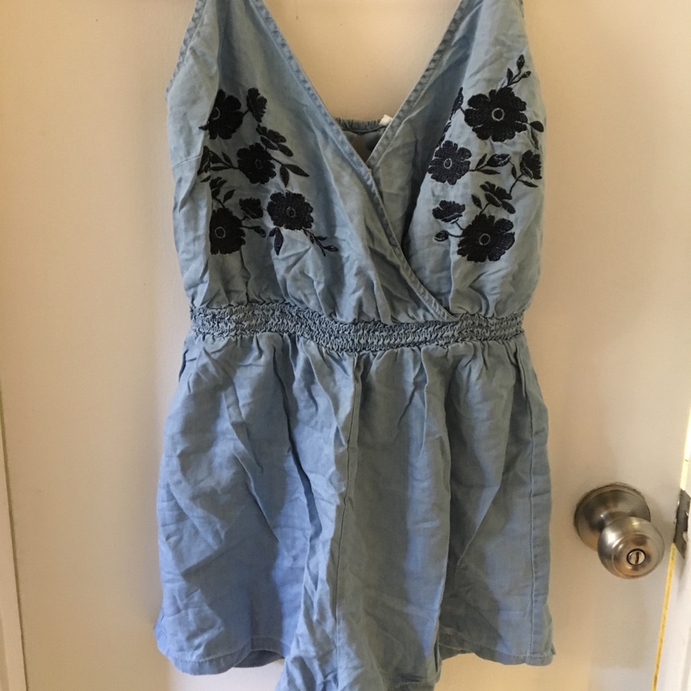 Light blue romper